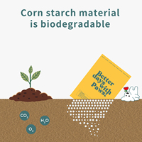 2025 Offre Spéciale 18 Rouleaux Déchets Doggy Sacs Biobased Plant Based Pet Disposal avec Amidon de Maïs Stocké Article Contrôle des odeurs