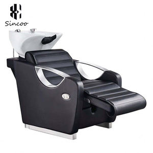 High-<b>end</b> Electric Shampoo <b>Bed</b> Flushing <b>Bed</b> Hair Salon Semi-reclining Shampoo Chair Electric Adjustment for Barber Shop - Product Image 5