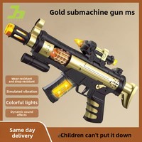 WeiLaiToys Pistolet Mitrailleur Jouet en Plastique ABS pour Enfants de 8 à 13 Ans Unisexe, Modèle Électrique avec Sons Simulés, Lumières et Musique 918-1