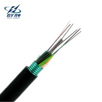 Câble à fibres optiques OUFU GYTS 8 cœurs OS2 G.652D blindé en acier, à tube lâche, étanche, pour enterrage direct, vente en gros usine