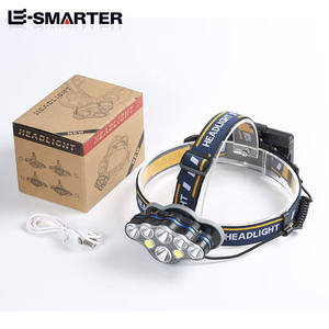 Chất Lượng Cao 1000 Lumens <span class=keywords><strong>Led</strong></span> Đầu Đèn Có Thể Sạc Lại Cắm Trại Có Thể Điều Chỉnh Ánh Sáng Góc 18650 Cảm Biến <span class=keywords><strong>COB</strong></span> Vòng Săn Bắn Ngoài Trời - Product Image 2