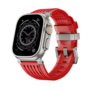 สายรัดข้อมือซิลิโคน OEM ระบายอากาศได้ดี ทนแรงดึงสูง ใช้แทนสายเดิมได้ ใช้งานร่วมกับ IWatch 11 10 9 8 7 - Product Image 5
