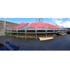 Gradas Prefabricadas de Acero Galvanizado en Caliente de la Serie MultiCETA de la Marca CETA, Fabricadas en Italia, Módulos Personalizables para Deportes y Entretenimiento - Product Image 1