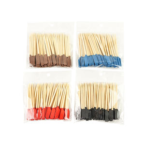 Brochetas Desechables de Bambú Natural, Brochetas de Bambú Teppo Desechables, Color Personalizado para Acampar - Product Image 5