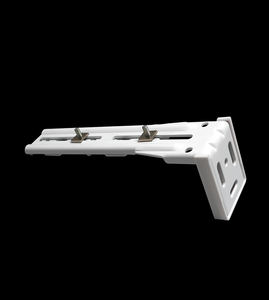 Soporte de <span class=keywords><strong>riel</strong></span> de cortina montado en la pared de hierro de doble cara soportes de fijación de Metal de estilo moderno <span class=keywords><strong>para</strong></span> cortinas plegables onduladas - Product Image 4