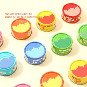 <span class=keywords><strong>Cibo</strong></span> <span class=keywords><strong>Umido</strong></span> <span class=keywords><strong>per</strong></span> <span class=keywords><strong>Gatti</strong></span> OEM/ODM in Scatola ad Alto Contenuto Proteico Senza Cereali con Pollo, Tonno e Salmone 85g 170g 220g - Product Image 1