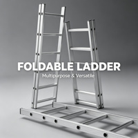 Échelle de grenier pliante en aluminium certifiée EN131, escabeau télescopique escamotable pour atelier