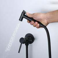 Robinet de pulvérisation de bidet de salle de bain YLF7505-2, montage mural, ensemble de pulvérisation de bidet de toilette en laiton dissimulé