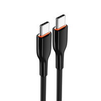 Câble de données de charge rapide Type-C vers Type-C 60W pour iPhone et Samsung