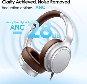 Auriculares con Cable Yuou Over-Ear con Micrófono de 3.5mm, Resistentes al Agua IPX-3, para Audiófilos y Uso Profesional - Product Image 3