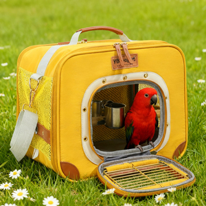 <span class=keywords><strong>Borsa</strong></span> Trasportino per Pappagalli in Tessuto Oxford con Finestra in Rete Traspirante, <span class=keywords><strong>Borsa</strong></span> a Tracolla Singola con Manico per Uccelli di Piccola Taglia - Product Image 1