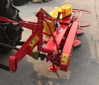 Meilleure vente rotatif doigt roue tondeuse à gazon râteau à foin Mini râteau De foin de roue pour tracteur Rotatif 4 disques doigt roue tondeuse foin