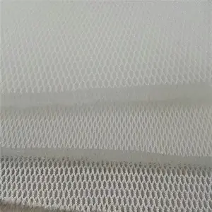 قماش بولستر 100% شبكي ثلاثي الابعاد شفاف شفاف شفاف شفاف شريط رمادي شفاف شفاف شفاف شفاف