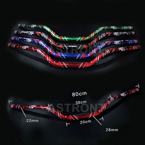 Système de guidon de moto 28mm 1/8 "pour Honda Yamaha <span class=keywords><strong>Kawasaki</strong></span> Suzuki CRF YZF WRF RM KXF Dirt Pit Bike ATV <span class=keywords><strong>Quad</strong></span> - Product Image 3