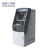 Kiosque caisse enregistreuse en libre-service de 19 pouces Distributeur automatique de billets Kiosque de paiement pour guichet automatique bancaire