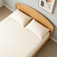 Drap de mise à la terre sur mesure toutes tailles en coton biologique et fibre d'argent, housse de lit connectée à la terre, draps-housses de mise à la terre