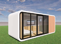 Oficina en Contenedor Impermeable de Dos Niveles y 20 pies con 2 Habitaciones Privadas y Baño |   Diseño Moderno y Ecológico para Emprendedores de Pequeñas Empresas