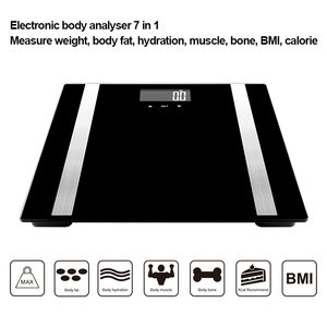 Analyseur 7 en 1 imc balance de graisse corporelle numérique personnelle balance intelligente <span class=keywords><strong>BMR</strong></span> calories graisse corporelle balance électronique - Product Image 2