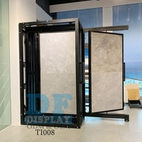 TI008 présentoir de carreaux de pierre OEM & ODM pour salle d'exposition/magasin/magasin présentoir de carreaux de traction horizontal présentoir de carreaux coulissants