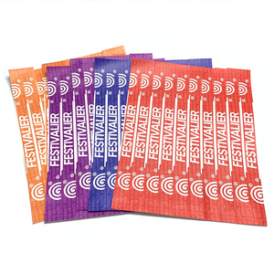 Braccialetti in Carta Personalizzabili Tyvek per Occasioni Festive - per Songkran, Pesce d'Aprile, Capodanno, Natale, Feste con Logo - Product Image 6