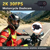 Caméra embarquée moto et vélo électrique à succès avec objectif unique, Wi-Fi, application et enregistrement portable pour le sport à moto, avec DVR 1080P