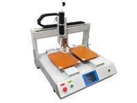 Machine de distribution de colle de bureau entièrement automatique vitesse de colle de vanne haute précision réglable pour réparation téléphone portable distribue de la colle