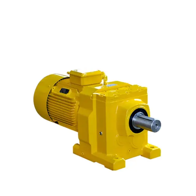 R F S K series helical gear motor speed reducer worm reduction gearbox straight bevel gears