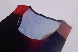 Cao End Tùy Chỉnh Chạy Tank Top Laser Cắt Cho Chạy Trang Phục Ý Vải Người Đàn Ông Của Chạy Singlet - Product Image 3