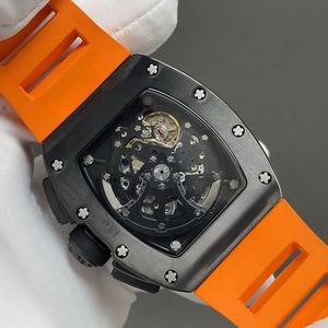 Montre mécanique automatique classique pour homme en forme <span class=keywords><strong>de</strong></span> <span class=keywords><strong>tonneau</strong></span> <span class=keywords><strong>de</strong></span> <span class=keywords><strong>vin</strong></span> 1103, montre multifonctionnelle avec chronomètre, miroir saphir, montre lumineuse - Product Image 6