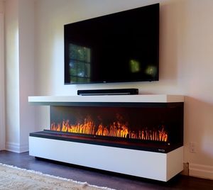 Cheminée électrique 3D moderne Inno-living <span class=keywords><strong>Ethanol</strong></span> Fire de 48 pouces avec télécommande, en acier inoxydable, garantie 5 ans pour l'intérieur - Product Image 1