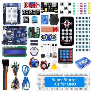 ชุดเริ่มต้นอัปเกรด <span class=keywords><strong>RFID</strong></span> สำหรับ <span class=keywords><strong>Arduino</strong></span> <span class=keywords><strong>UNO</strong></span> <span class=keywords><strong>R3</strong></span> ชุดอุปกรณ์การเรียนรู้พร้อมเซ็นเซอร์ โมดูล บอร์ดทดลอง และคู่มือการสอน - Product Image 1