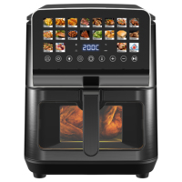 Friteuse à air numérique électrique 9L en acier inoxydable, sans huile, intelligente, pour une cuisson saine, vente en gros, directement de l'usine chinoise