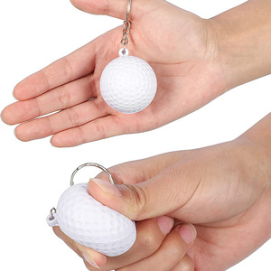 Juguete de Pelota Antiestrés de Espuma Sólida Unisex, Llavero de Esponja de <span class=keywords><strong>PU</strong></span>, Colgante para Mochila, Llavero de Goma Promocional para Niños Unisex - Product Image 3