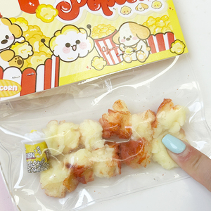 Juguete de simulación de palomitas de maíz TPR, mini juguete suave para apretar, palomitas de maíz creativas para aliviar el estrés, novedad musical para niños - Product Image 3