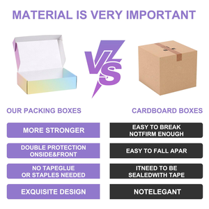 Custom Corrugated Cardboard Paper Packaging Tear Strip Printed Self Sealing Mailer <b>Shipping</b> Gift <b>Box</b> With Logo - Product Image 4