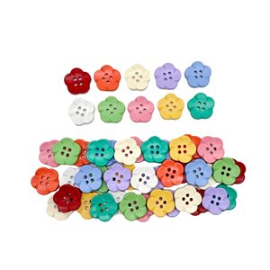 Flower Resin <strong>Buttons</strong> Bulk Assorted <strong>Colorful</strong> Flower Shirt <strong>Buttons</strong> for Sewing Crafts Shirts Clothes <strong>Decorations</strong> - Product Image 4