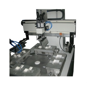 New 4-Station Rotating Work <b>Table</b> Screen Printer Semi-Automatic Label Tube & <b>Card</b> - Product Image 5