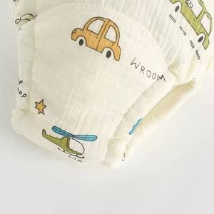 Celana Latihan Pipis Bayi Premium Katun Muslin Crepe Lembut, Bernapas, Daya Serap Tinggi, Dapat Digunakan Kembali, Anti Air - Product Image 4