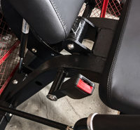 Machine Commerciale Réglable à Charge de Plaques en Acier pour l'Exercice des Muscles Abducteurs de la Cuisse, des Hanches et des Fessiers, Durable
