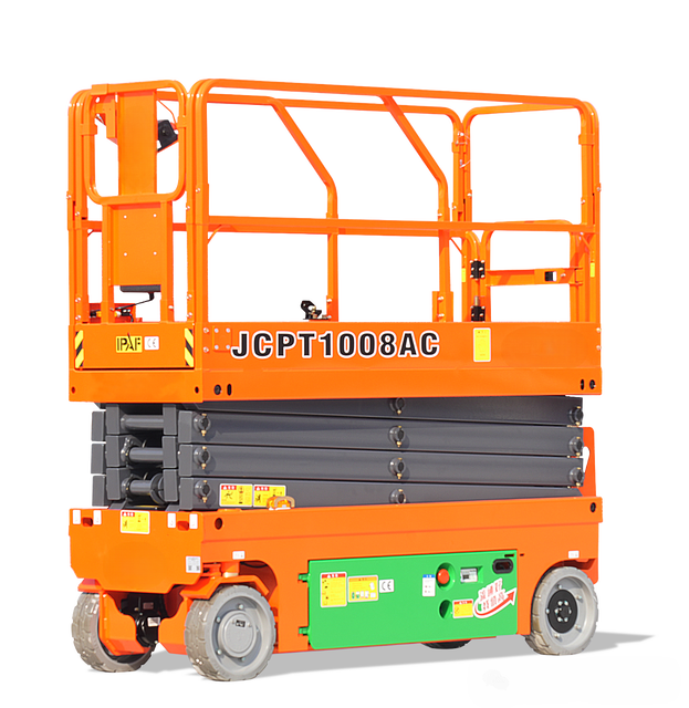 6m 8m 10m Electric Scissor JCPT1012HC JCPT1008DC Lift Aerial Work Platform Battery Small Steel Hydraulic Mobile Self Propelled