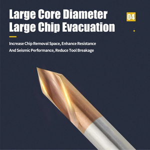 60 90 120 độ <span class=keywords><strong>CNC</strong></span> khoan HSS Cobalt trung tâm <span class=keywords><strong>Router</strong></span> bit kim loại cố định điểm khoan Carbide tại chỗ khoan bit chamfer Cutter công cụ - Product Image 3