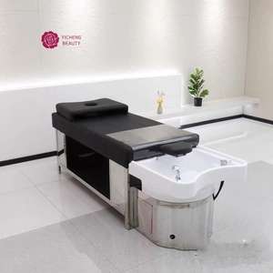 Yicheng Beauty salón <span class=keywords><strong>de</strong></span> belleza <span class=keywords><strong>de</strong></span> alta calidad circulación <span class=keywords><strong>de</strong></span> agua cama <span class=keywords><strong>de</strong></span> <span class=keywords><strong>lavado</strong></span> <span class=keywords><strong>de</strong></span> cabello masaje cabeza spa champú cama con el mejor <span class=keywords><strong>precio</strong></span> - Product Image 4