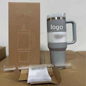 กระบอกน้ำสแตนเลส 40 ออนซ์ รุ่นอเมริกัน แบบพกพา สำหรับกิจกรรมกลางแจ้ง ความจุขนาดใหญ่ พร้อมหลอดดูดสุญญากาศ เหมาะสำหรับงานปาร์ตี้ - Product Image 4