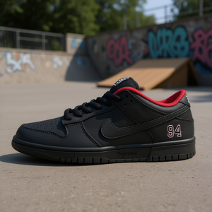 รองเท้าสเก็ตบอร์ด Nike Sb Dunk Low Supreme 94 สีดำ - Product Image 2