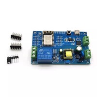 Módulo de relé WIFI inalámbrico ESP8266, 1 canal, ESP- 12F, fuente de alimentación de placa de desarrollo Wifi para cámara ESP32, 2 unidades