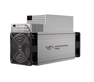 Máquina de minería de criptomonedas Whatsminer M56S++ Bitcoin ASIC usada, rectangular, metálica, con ventilador y fuente de alimentación - Product Image 2
