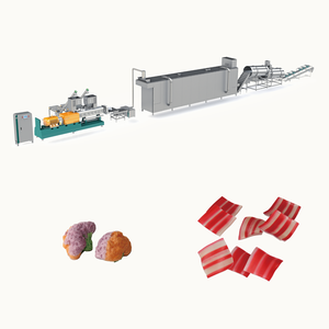 Ligne automatique industrielle de production alimentaire de collations bicolores ligne de traitement d'extrudeuse de casse-croûte de boucles de maïs chips - Product Image 2