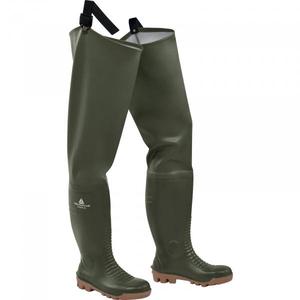 DELTA PLUS - FISH2S5KA37 Cuissardes de sécurité pvc kaki-beige-s5 sra-BOTTES EAN 3295249258207 - Product Image 1