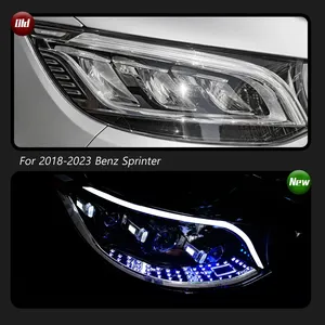 Car For Benz Sprinter <b>Headlight</b> 2018-2023 Upgrade Modified To New DRL Dynamic Turn Signal <b>LED</b> <b>Headlight</b> - Product Image 4