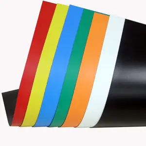 حار بيع رخيصة كبيرة قوي الخواص مطاط مغناطيسي PVC ورقة المغناطيس